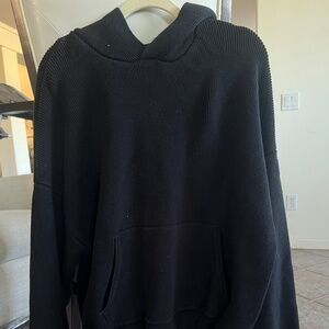ALO Yoga Scholar Hooded Sweater - Black [S]
